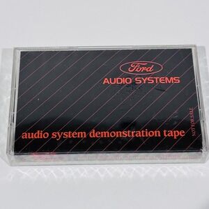 NEW FORD AUDIO SYSTEMS Demonstration Tape Loran Music‎ Cassette Sealed NOS I980s